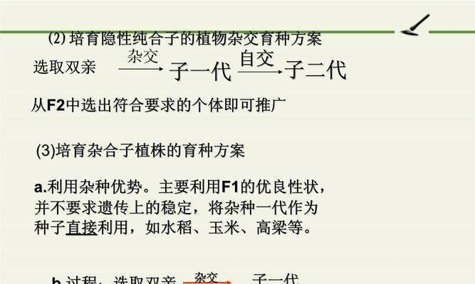 杂交植物定义是什么？它们的育种优势有哪些？