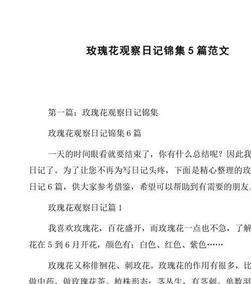 玫瑰花最佳种植时间是什么时候？种植后如何照料？