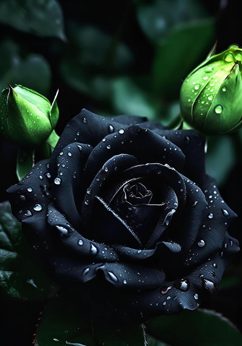 冬至时节黑玫瑰的花语有何深意？